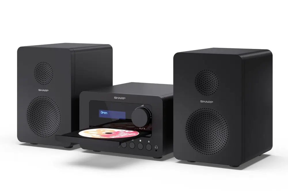 Sharp XLB520D DAB+ Bluetooth Micro Hi-Fi System, Black