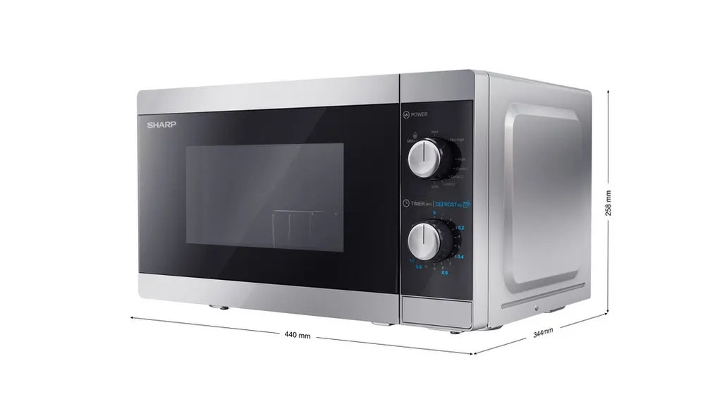 Sharp YCMG01US 800W 20 Litre Microwave Oven WIth Grill, Black