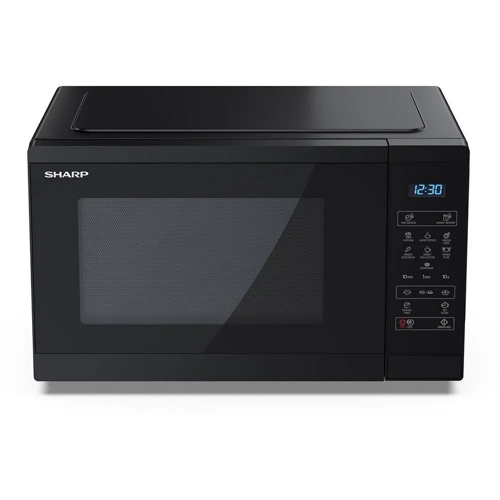 Sharp YCMS252AUB 900W 25 Litre Microwave Oven, Black