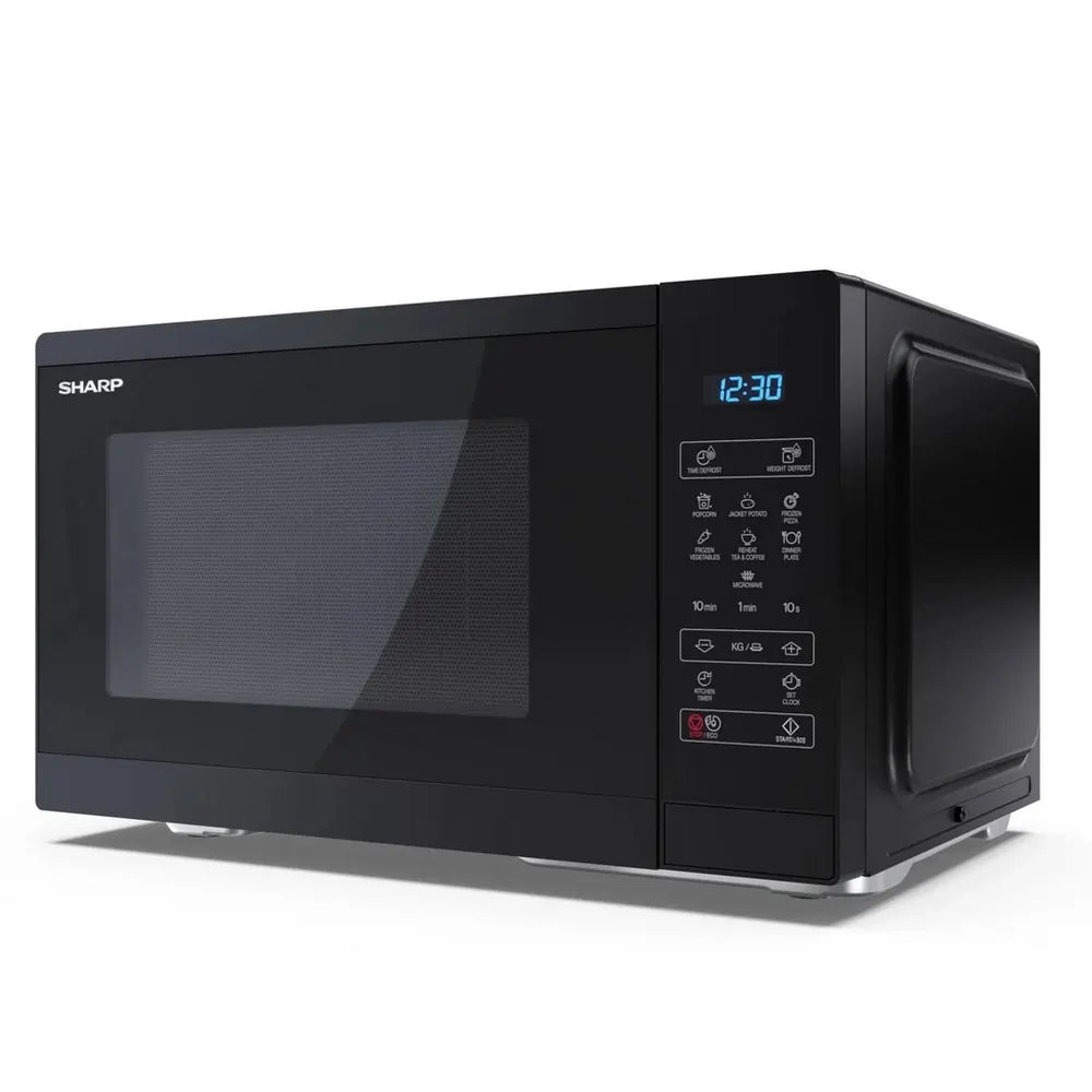 Sharp YCMS252AUB 900W 25 Litre Microwave Oven, Black