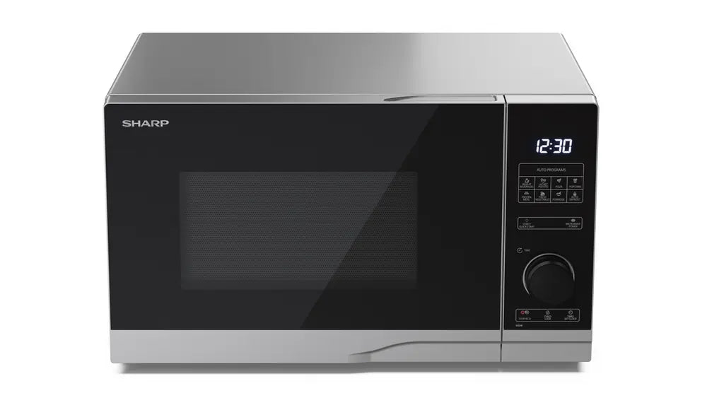 Sharp YCPS254AUS 900W 25 Litre Microwave Oven, Silver