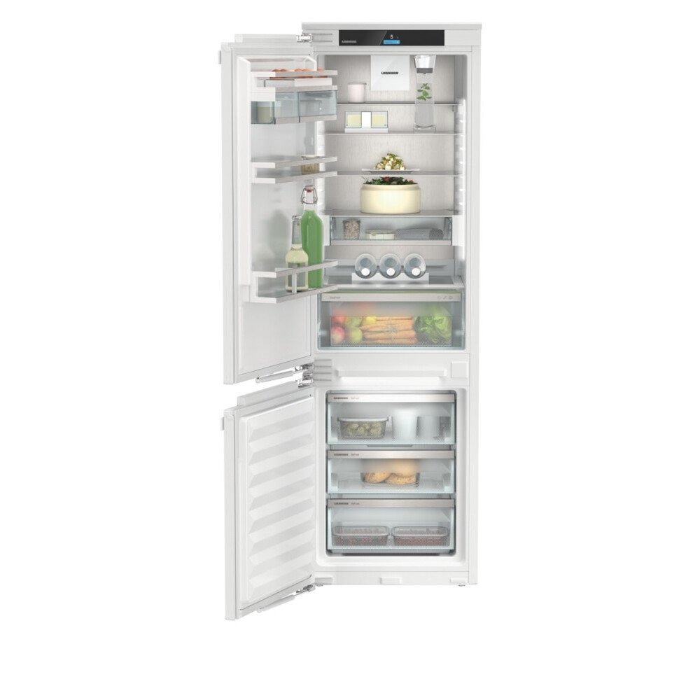 Liebherr SICNdi5153 Prime No Frost Integrated Fridge Freezer, Fixed Hinge, 70/30, White, D Rated
