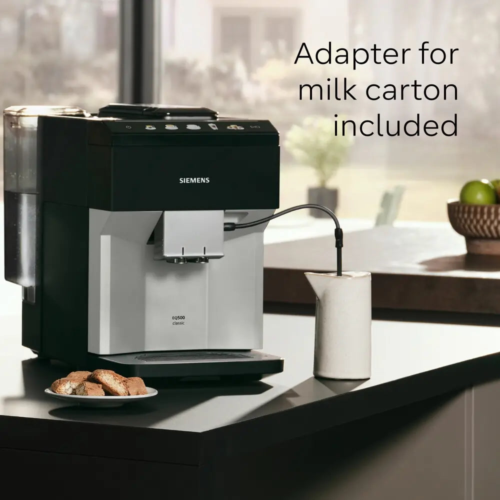 Siemens TP515GB1 Bean to cup coffee machine, Black/Silver