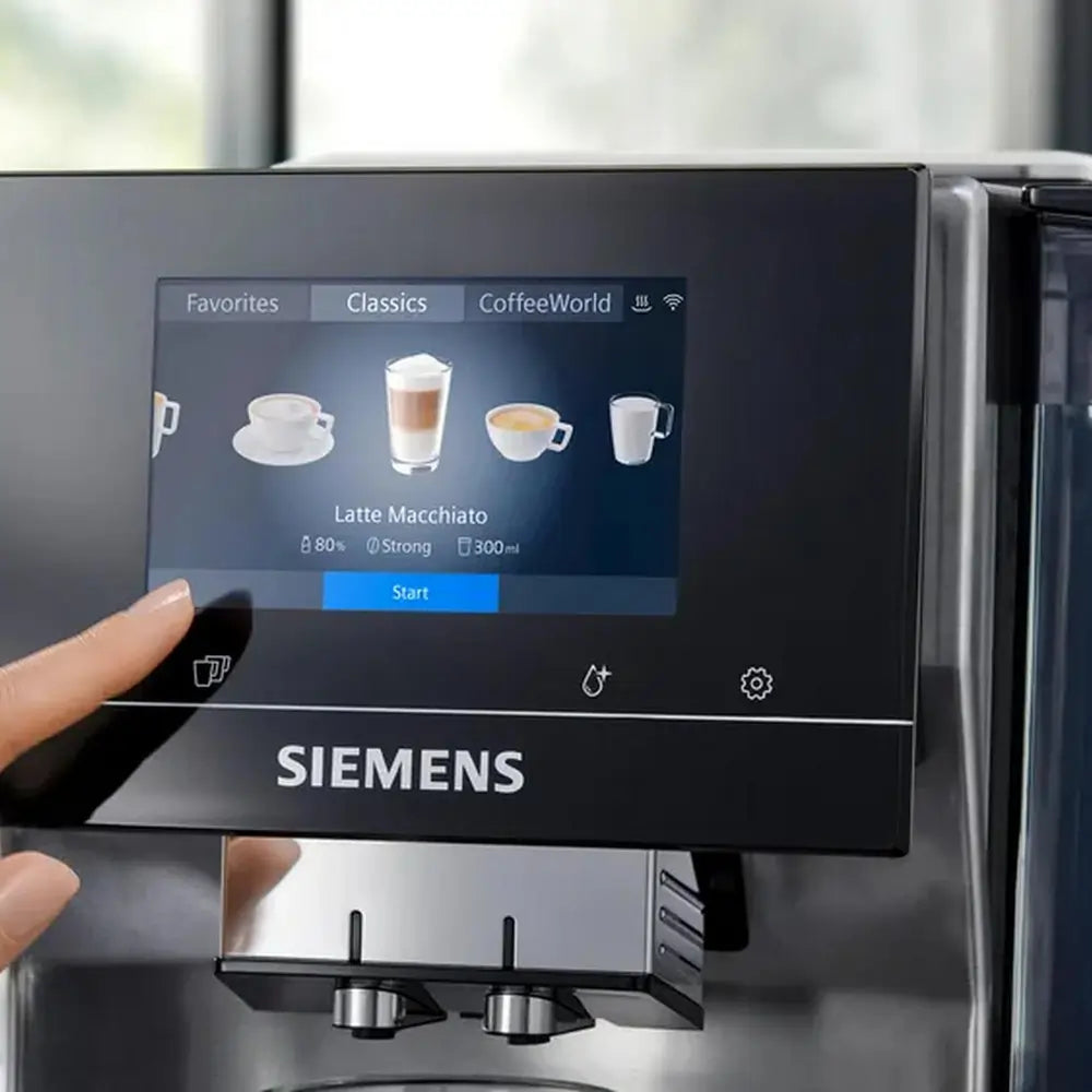 Siemens TQ717GB3 Bean To Cup Coffee Machine, Stainless Steel