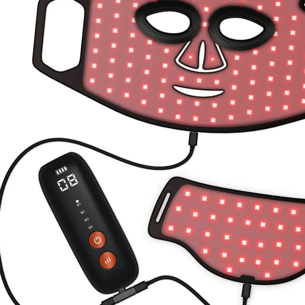 SILK'N FNLM2PCN001 Dual LED Face Mask, Black