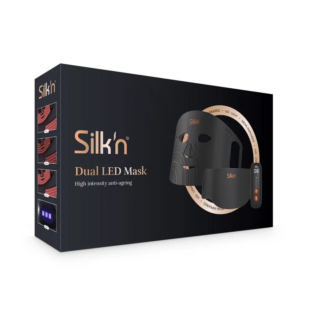 SILK'N FNLM2PCN001 Dual LED Face Mask, Black