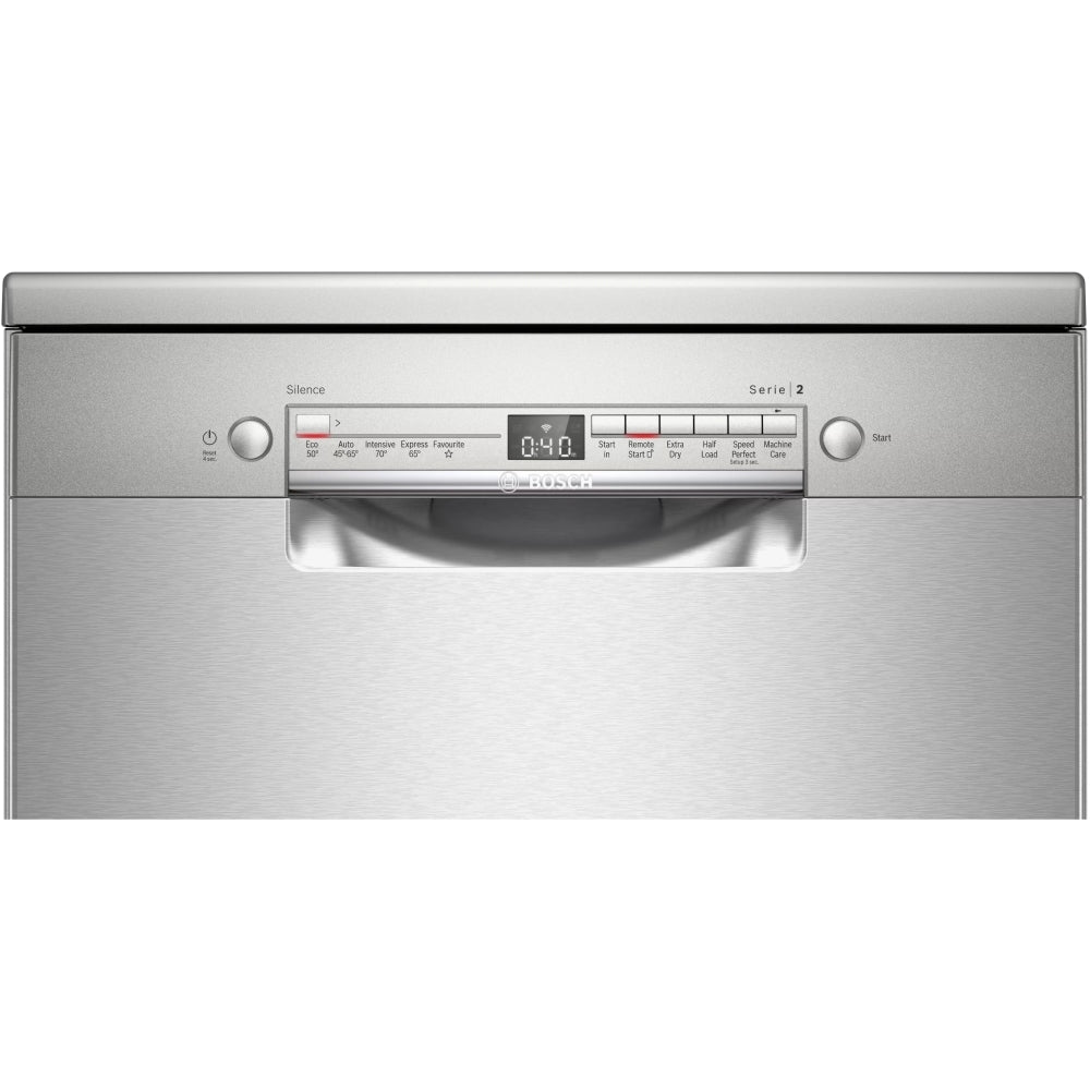 Bosch SMS2ITI41G Series 2 Dishwasher, 12 Place Settings, Stainless Steel, E Rated