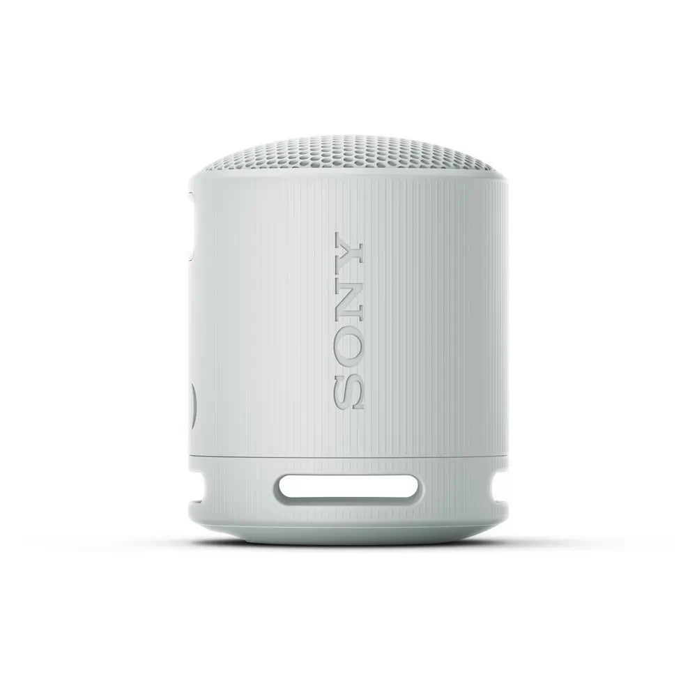Sony SRSXB100H Waterproof Compact Bluetooth Wireless Speaker, Light Grey