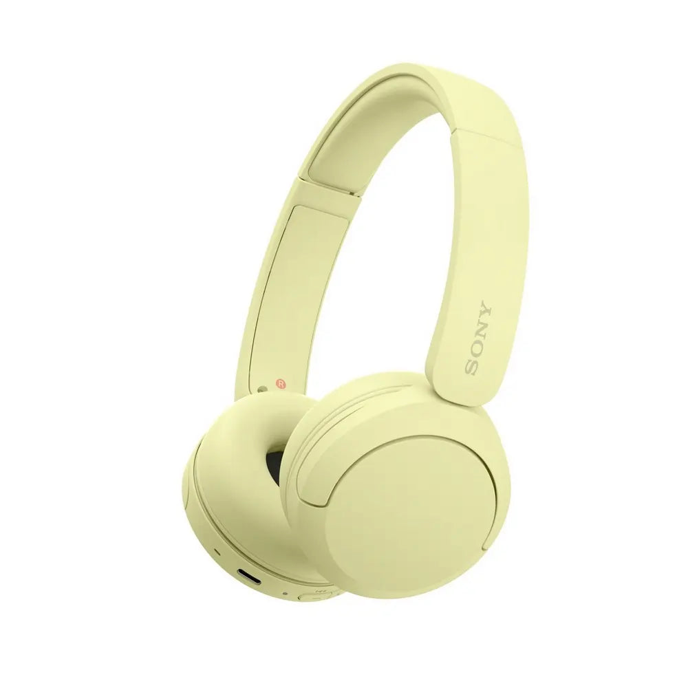 Sony WHCH520Y Bluetooth Wireless On-Ear Headphones, Yellow