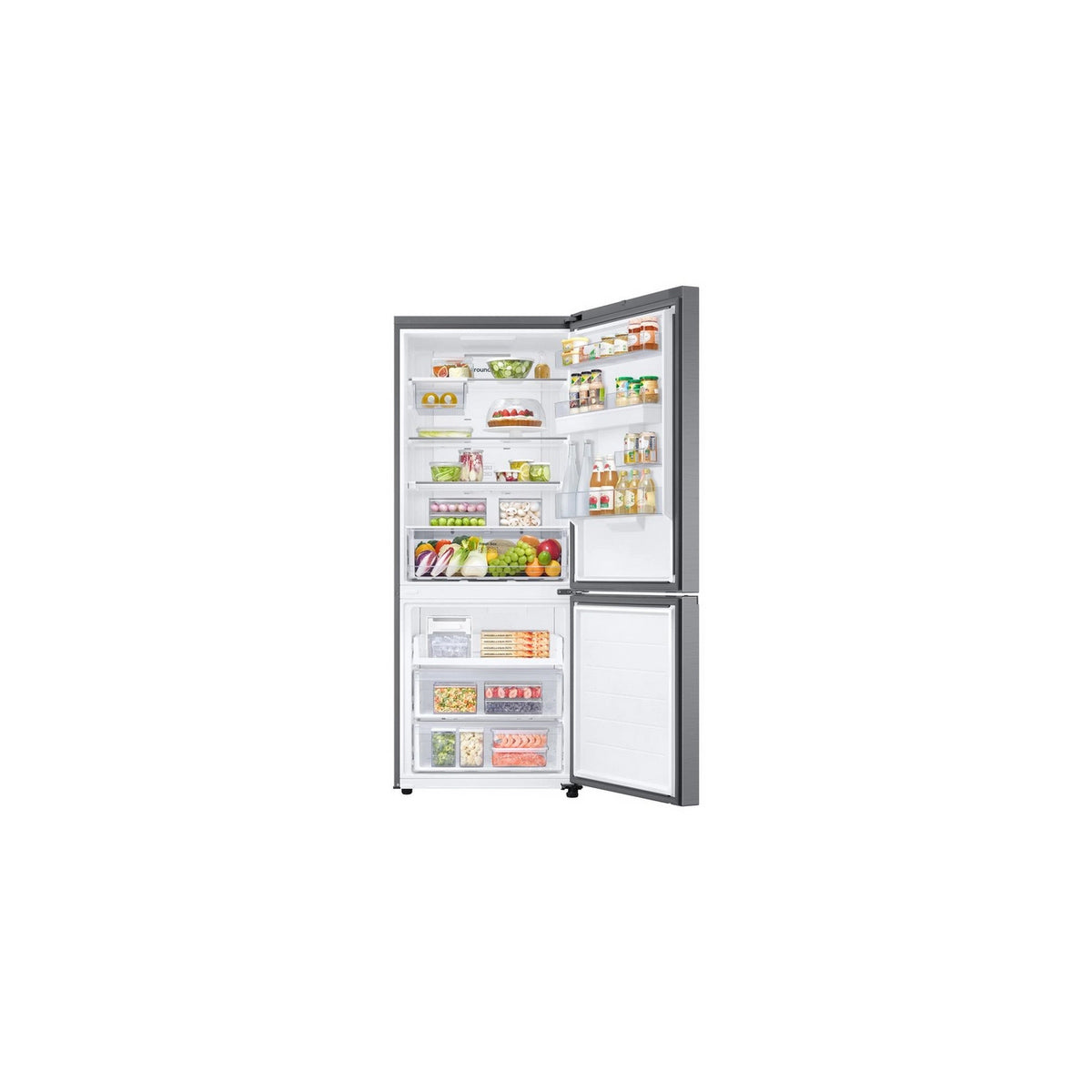 Samsung RB50DG632ES9EU 60/40 Freestanding Frost Free Fridge Freezer With Water Dispenser, 505 Litre, 75.9cm Wide - Silver