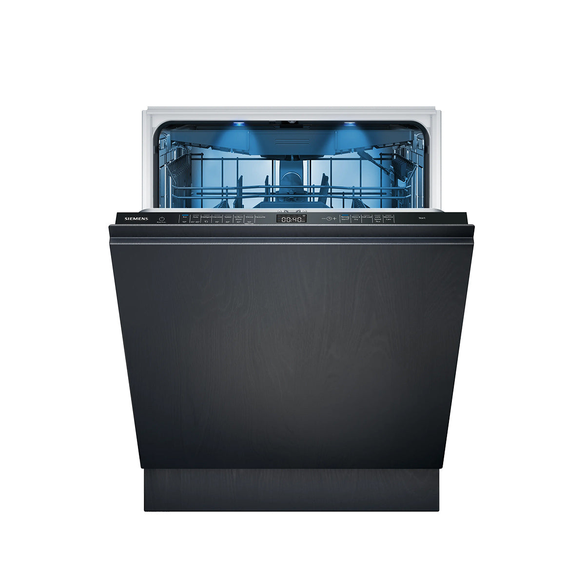 Siemens SN95YX02CG iQ500 Fully-Integrated Dishwasher, 14 Place Settings, 59.8cm Wide - varioHinge