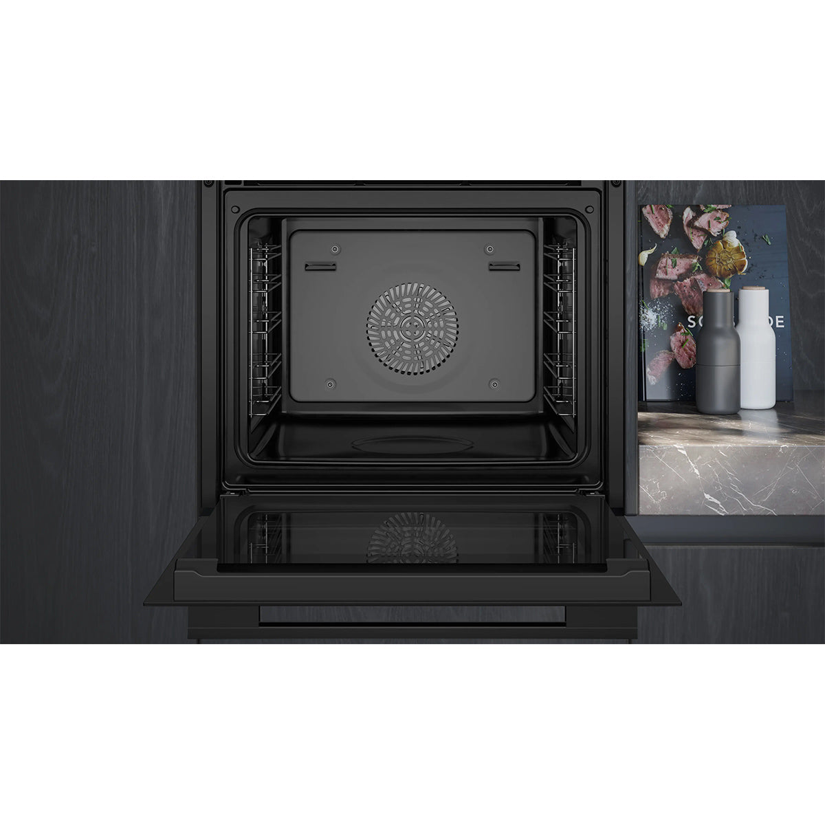 Siemens HB736G1B1B iQ700 Built-In Oven, 71 Litre, TFT TouchDisplay, 59.4cm Wide - Black