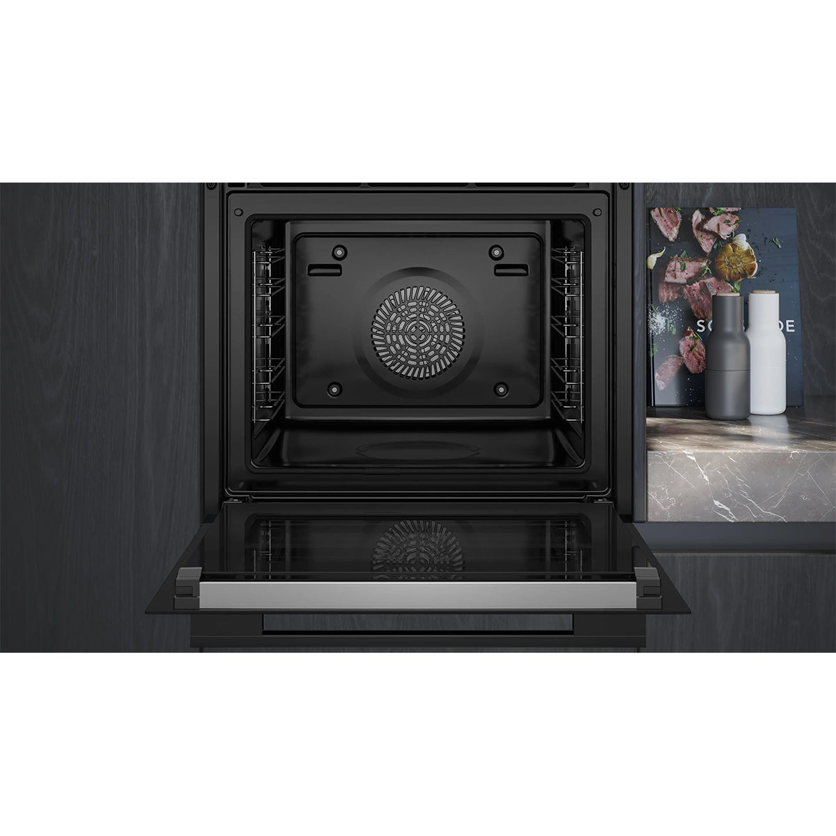 Siemens HB778G3B1B iQ700 Built-In Oven, 71 Litre, TFT TouchDisplay, 59.4cm. Wide - Black