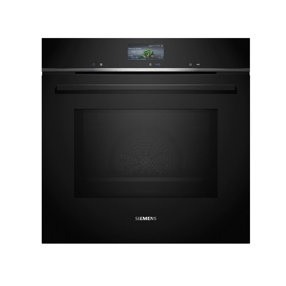 Siemens HM776G1B1B iQ700 Built-In Oven with Microwave Function, 67 Litre, 800W, TFT Touchdisplay, 59.4cm Wide - Black