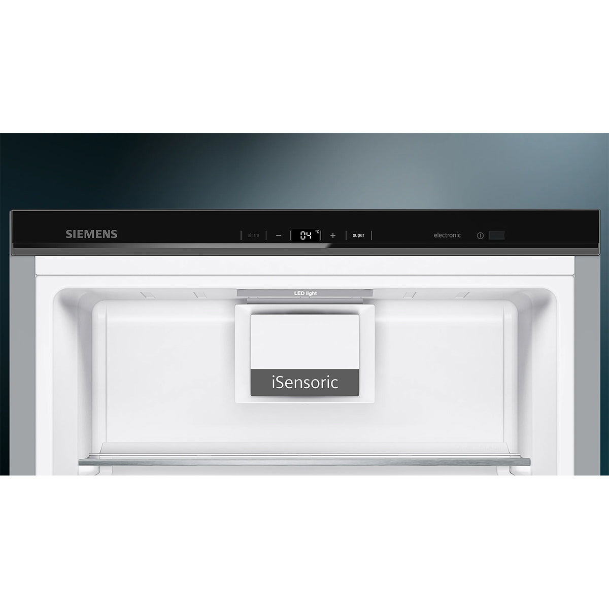 Siemens KS36VAXEP Freestanding Upright Fridge, 346 Litre, Vertical Bar Door Handle, 60cm Wide - Dark Inox, Left Reversible