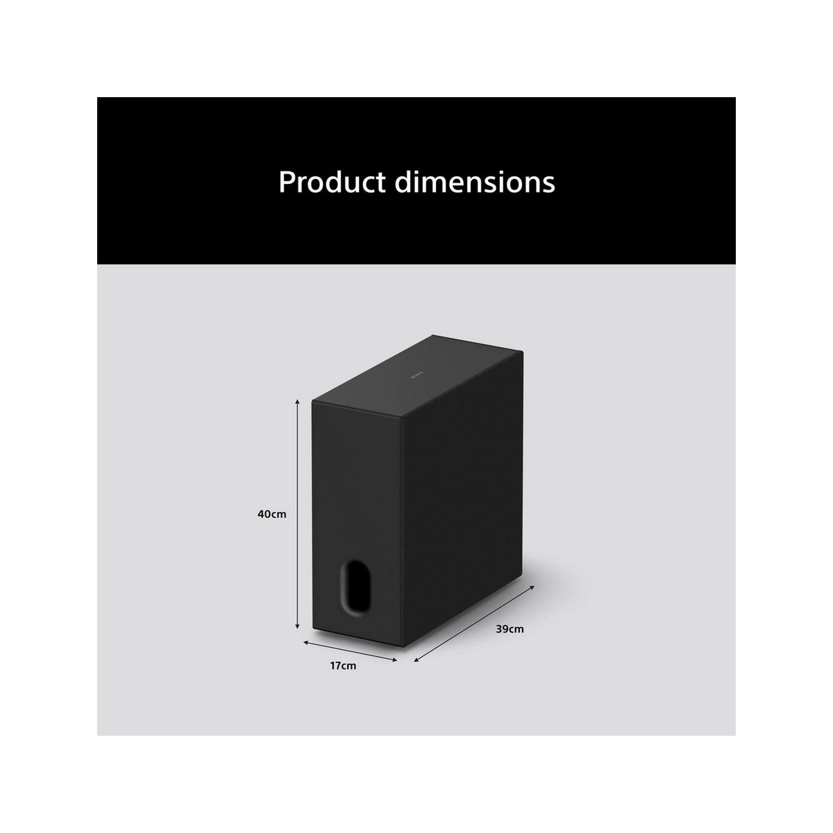Sony SASW8.CEJ BRAVIA Theatre Sub 8 Wireless Subwoofer, 300W - Black
