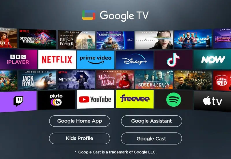 TCL 43V6C-UK 43" 4K Direct LED HDR Google Television