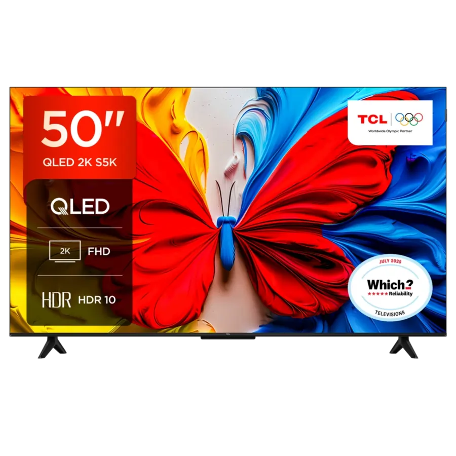 TCL 50V5C-UK 50" QLED FHD HDR Android Television
