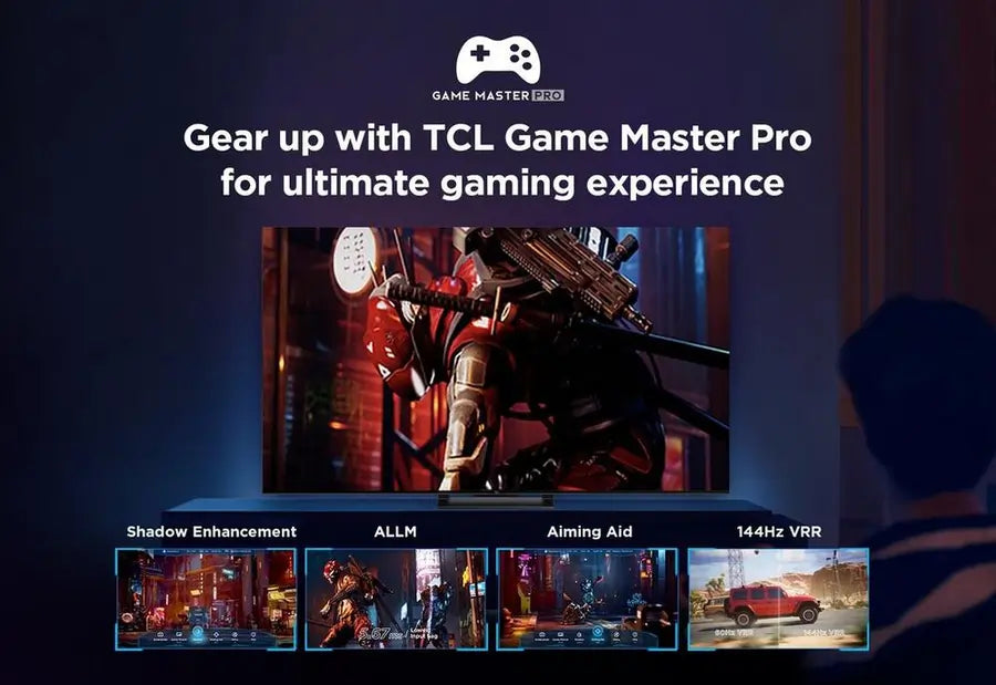 TCL 55C745K 55" 4K QLED HDR Pro Google Television