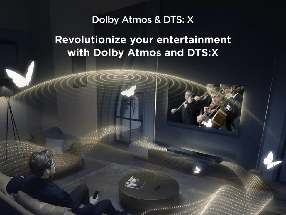TCL Q65H 5.1 Channel Soundbar With Dolby Atmos & Ray Danz Technologies, Black