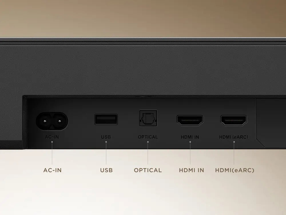TCL Q65H 5.1 Channel Soundbar With Dolby Atmos & Ray Danz Technologies, Black