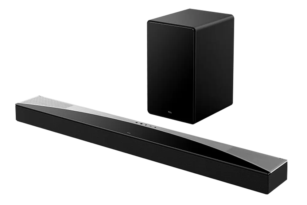 TCL Q75H 620W 5.1.2ch Soundbar With Wireless Subwoofer, Dark Titanium