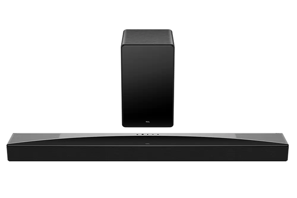 TCL Q75H 620W 5.1.2ch Soundbar With Wireless Subwoofer, Dark Titanium