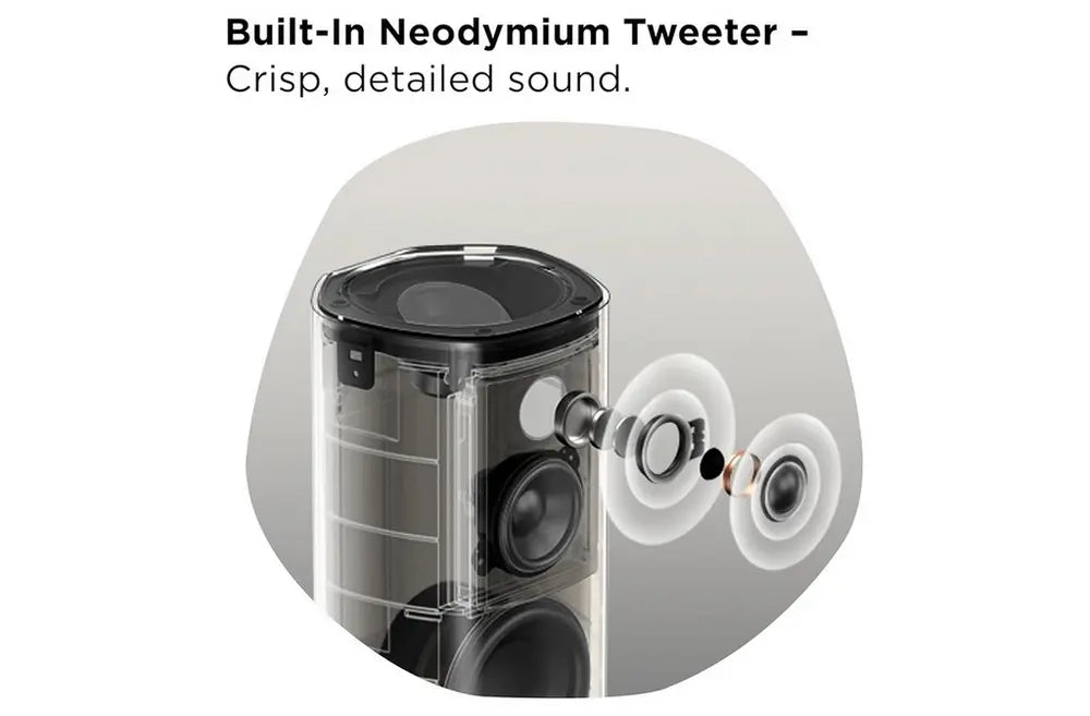 TCL Z100-UK Metal-UK Wireless Dolby Atmos FlexConnect Speaker, Black