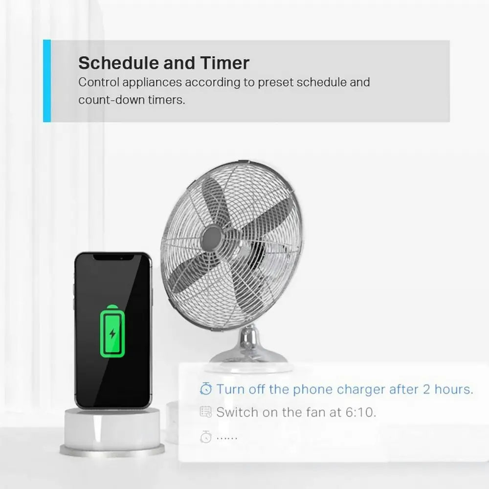 TP-LINK TAPOP110 Energy Monitoring Mini Smart Wi-Fi Plug - White -