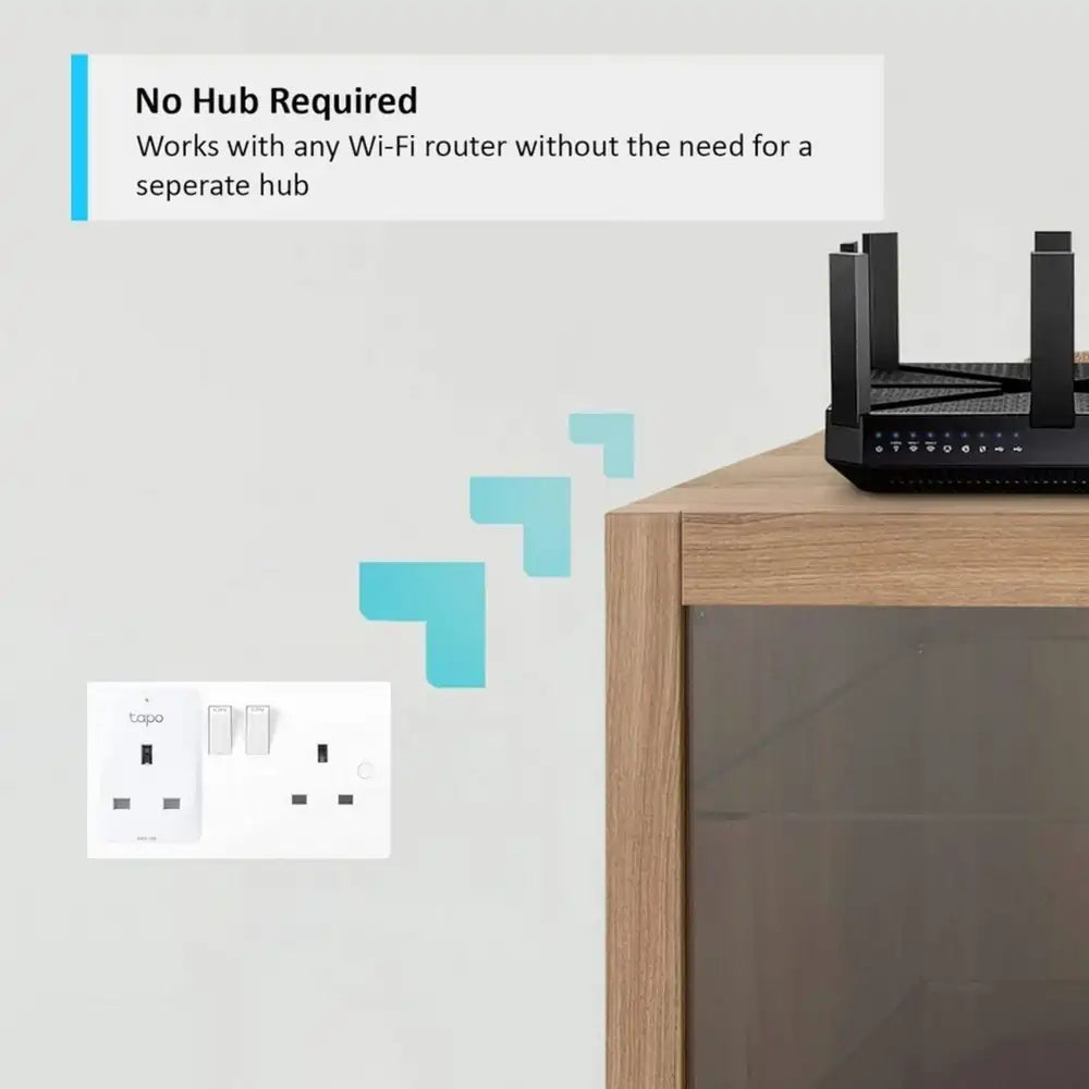 TP-LINK TAPOP110 Energy Monitoring Mini Smart Wi-Fi Plug - White -