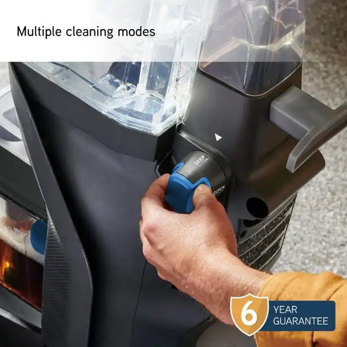 Vax CDCWSSXS SpinScrub Power Carpet Washer, Grey/Tiger Blue