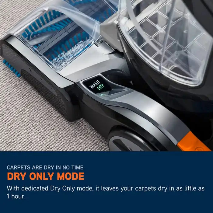 VAX CDCW-SWXC Platinum SmartWash Classic Carpet Cleaner, Silver & Blue