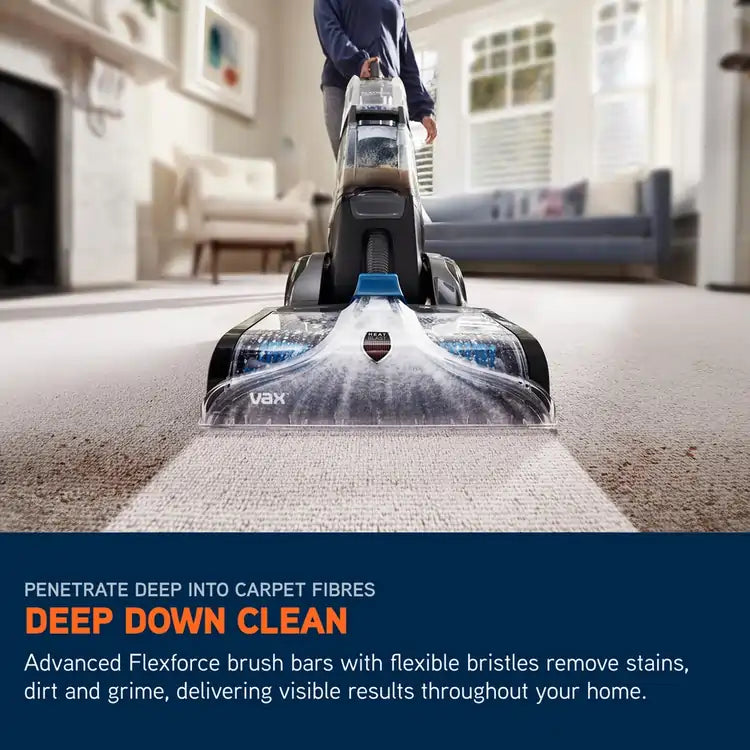 VAX CDCW-SWXS Platinum SmartWash Carpet Cleaner, Charcoal & Blue