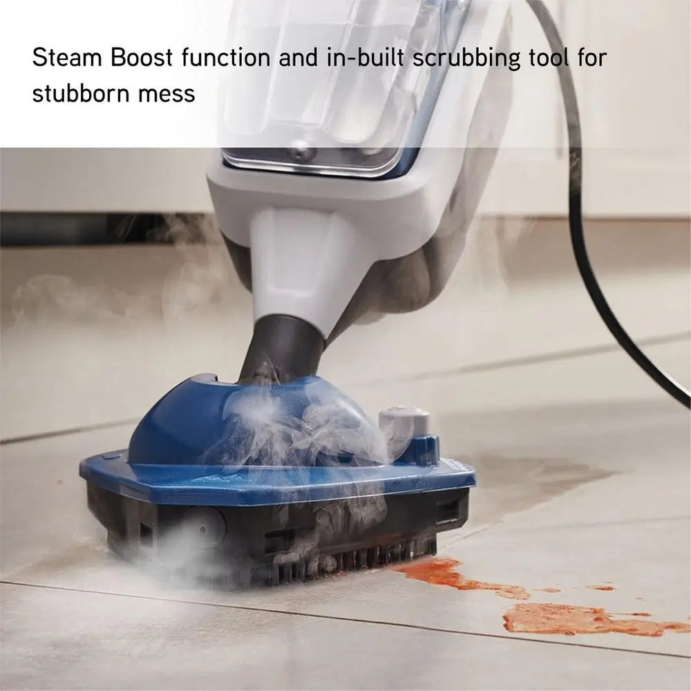 Vax CDSTSFXS Steam Mop Cleaner, White & Navy Blue