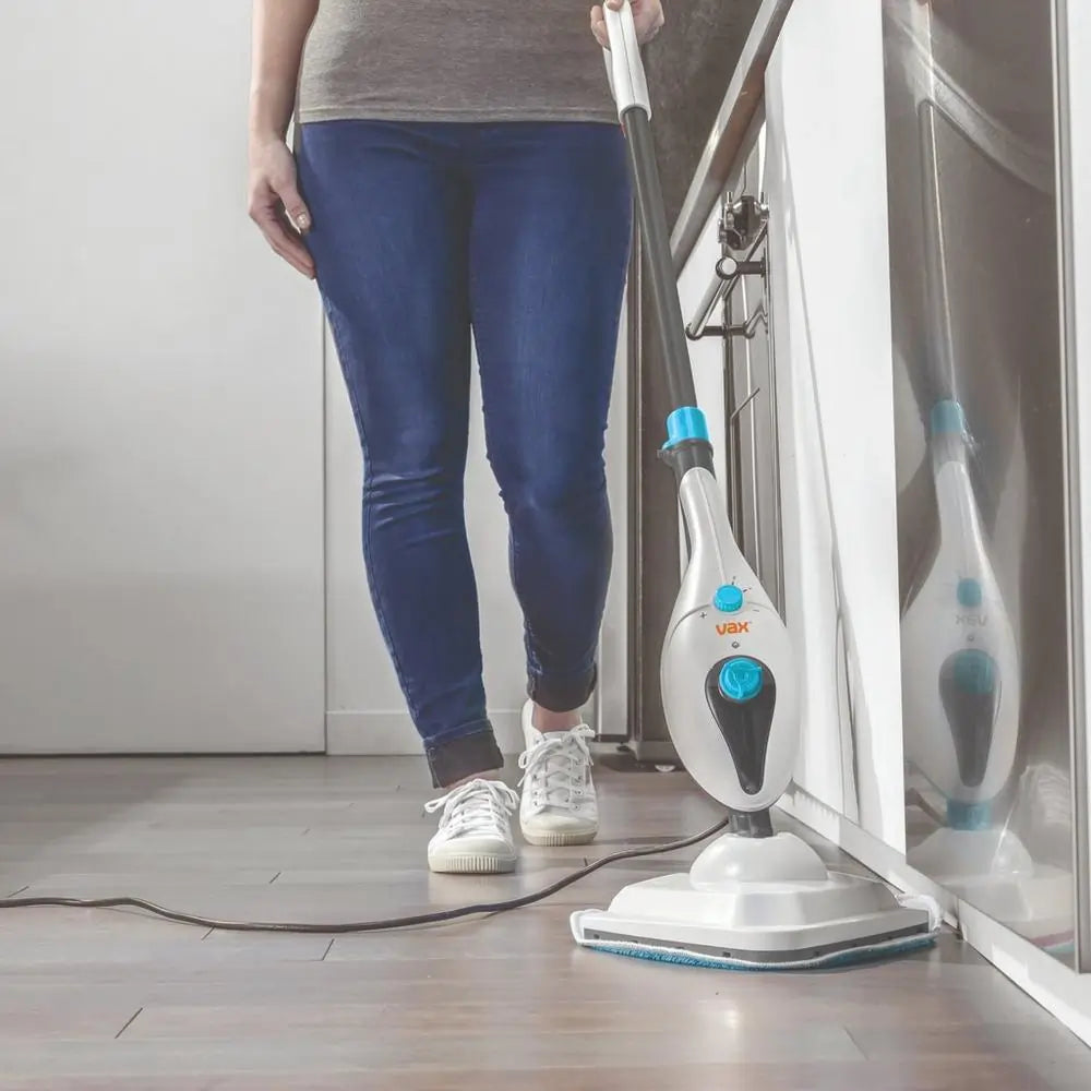 Vax S85CM Steam Clean Multi Home Cleaner, White & Blue