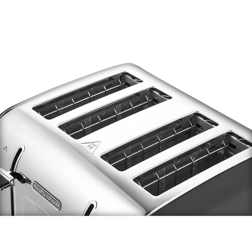 Morphy Richards Venture 240131 4-Slice Toaster, Black