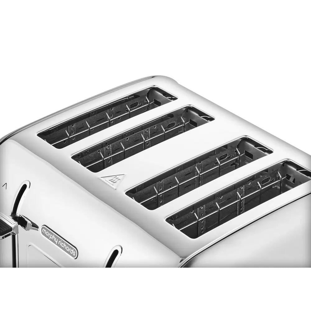 Morphy Richards Venture 240130 4-Slice Toaster, Brushed Stainless Steel