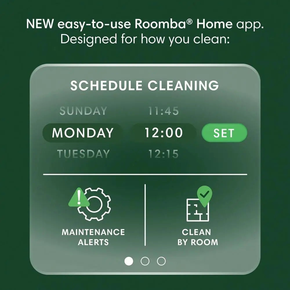 Irobot ROOMBA105C-PLUS Roomba® 105 Combo Robot + AutoEmpty Dock, Black