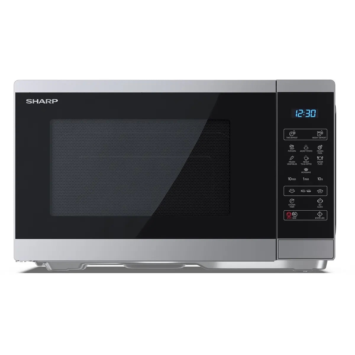 Sharp YCMS252AUS 900W 25 Litre Microwave Oven, Silver