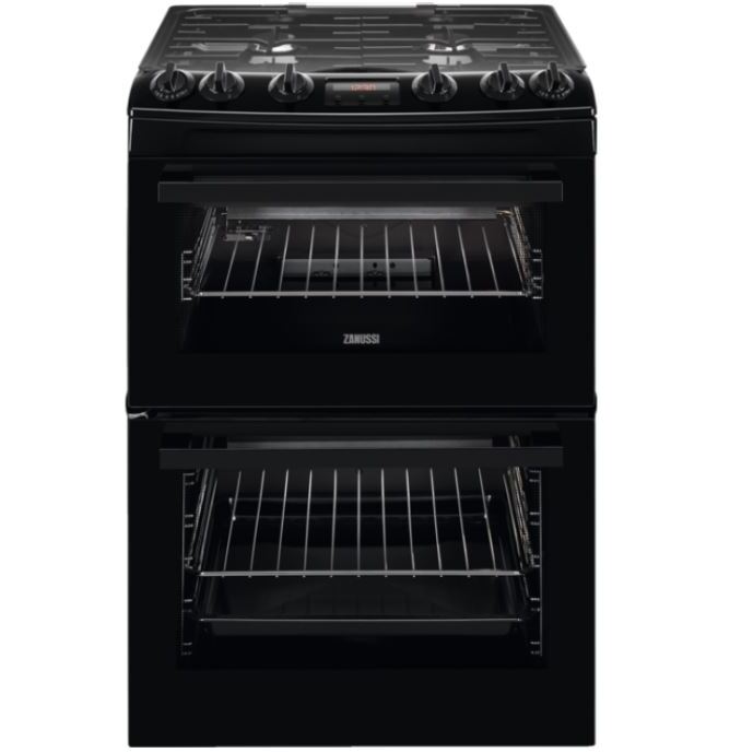 Zanussi ZCG63260BE 83L Gas Slot In Cooker,Black,A Rated