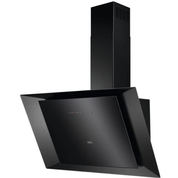 AEG DVK6981HB 9000 SilenceTech 90cm Chimney Cooker Hood, Black, A+ Rated | Atlantic Electrics