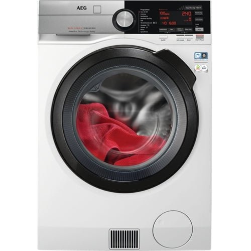 AEG L9WEC169R 9000 Series Washer Dryer, 10kg, 1600 Spin, White, C Rated | Atlantic Electrics