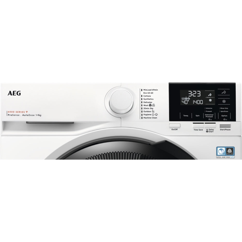 AEG LFR61944AD Washing Machine, 9kg, 1400 Spin, White, A Rated | Atlantic Electrics