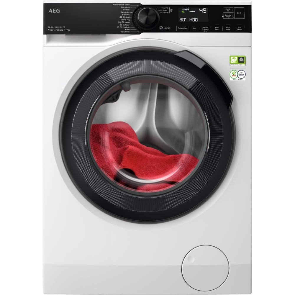 AEG LFR94946WS 9kg Washing Machine with 1400 rpm - White - A Rated | Atlantic Electrics