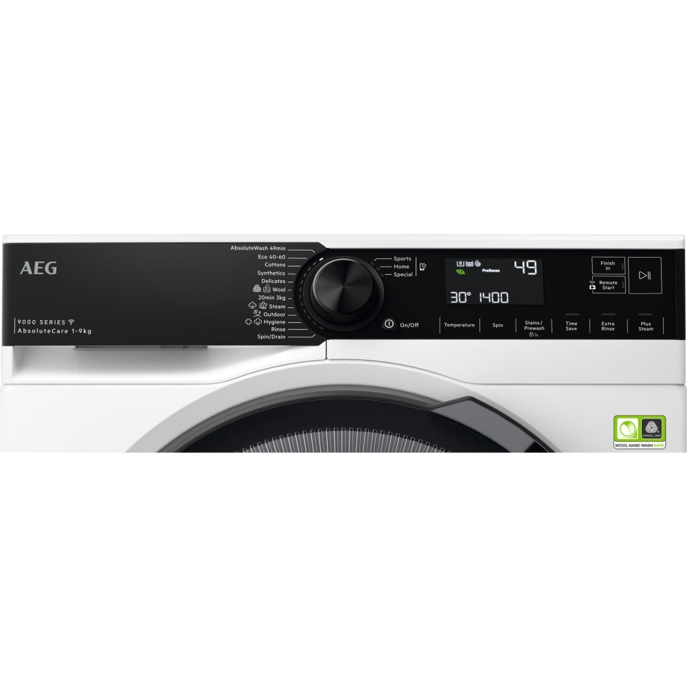AEG LFR94946WS 9kg Washing Machine with 1400 rpm - White - A Rated | Atlantic Electrics
