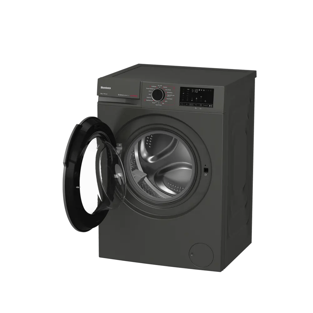 Blomberg LWA18461G 8kg 1400 Spin Washing Machine, Graphite | Atlantic Electrics