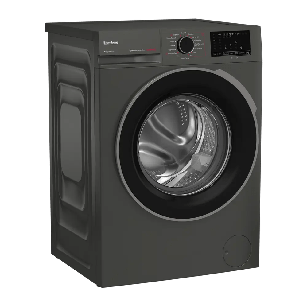 Blomberg LWA18461G 8kg 1400 Spin Washing Machine, Graphite | Atlantic Electrics