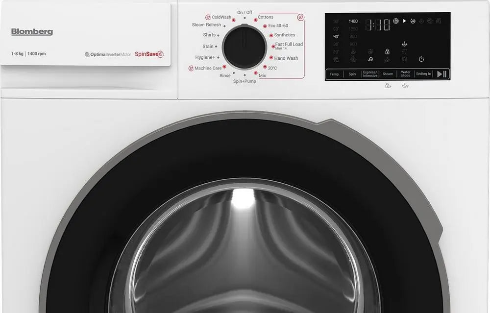 Blomberg LWA18461W 8kg 1400 Spin Washing Machine - White | Atlantic Electrics