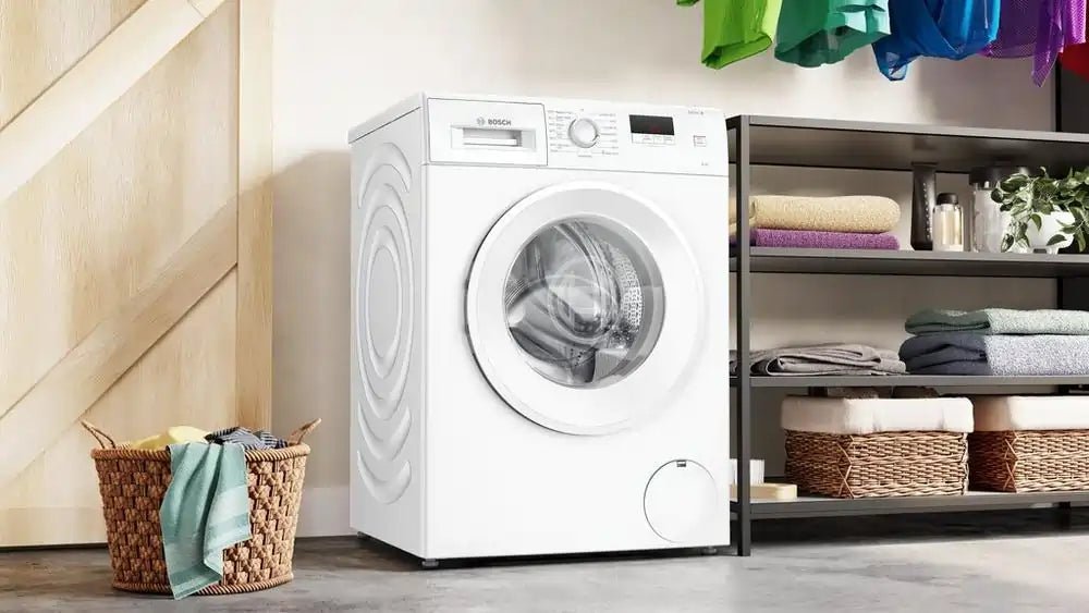 Bosch Serie 2 WGE03408GB 8kg 1400 Spin Washing Machine - White | Atlantic Electrics