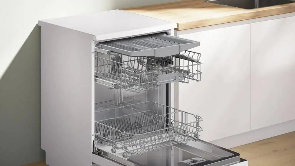 Bosch SMS2HVW67G Freestanding Dishwasher With 10 Place Settings, White | Atlantic Electrics